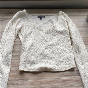 American Eagle lace long sleeve